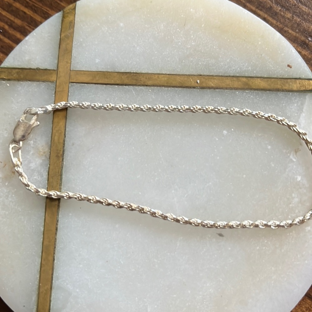 Silver 8 inch bracket stamped 925